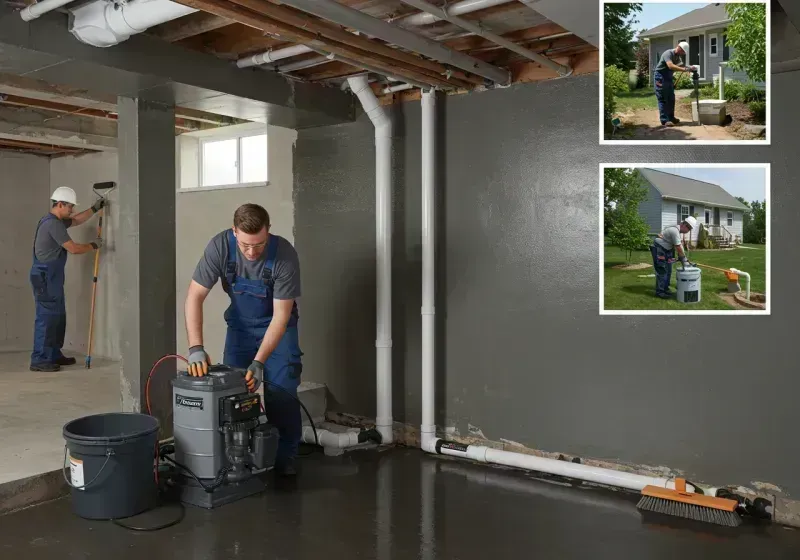 Basement Waterproofing and Flood Prevention process in New City, IL